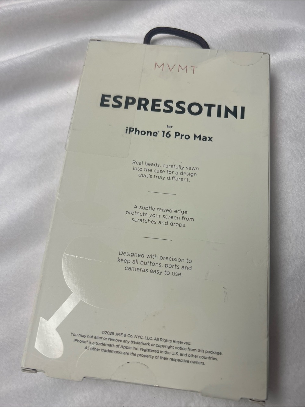 MVMT Espressotini Beaded iPhone 16 Pro Max Case Limited Edition NIB - Picture 3 of 3